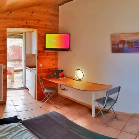 Studio 22 M2, Terrasse Vue Lac, Dans Propriete Face Au Lac Du Salagou Liausson Buitenkant foto