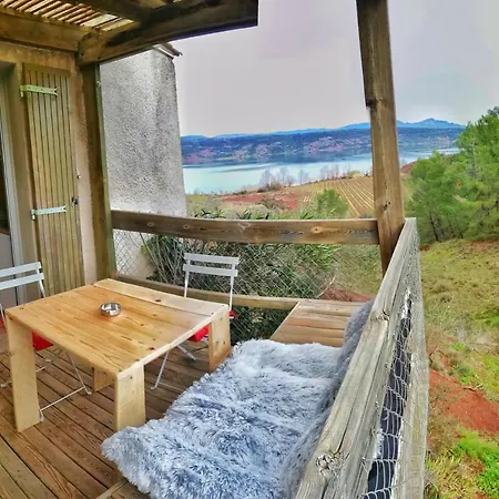 Studio 22 M2, Terrasse Vue Lac, Dans Propriete Face Au Lac Du Salagou Liausson Buitenkant foto