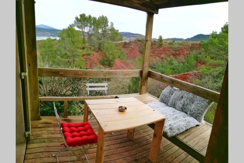 22 M2, Terrasse Vue Lac, Dans Propriete Face Au Du Salagou Apartamento *