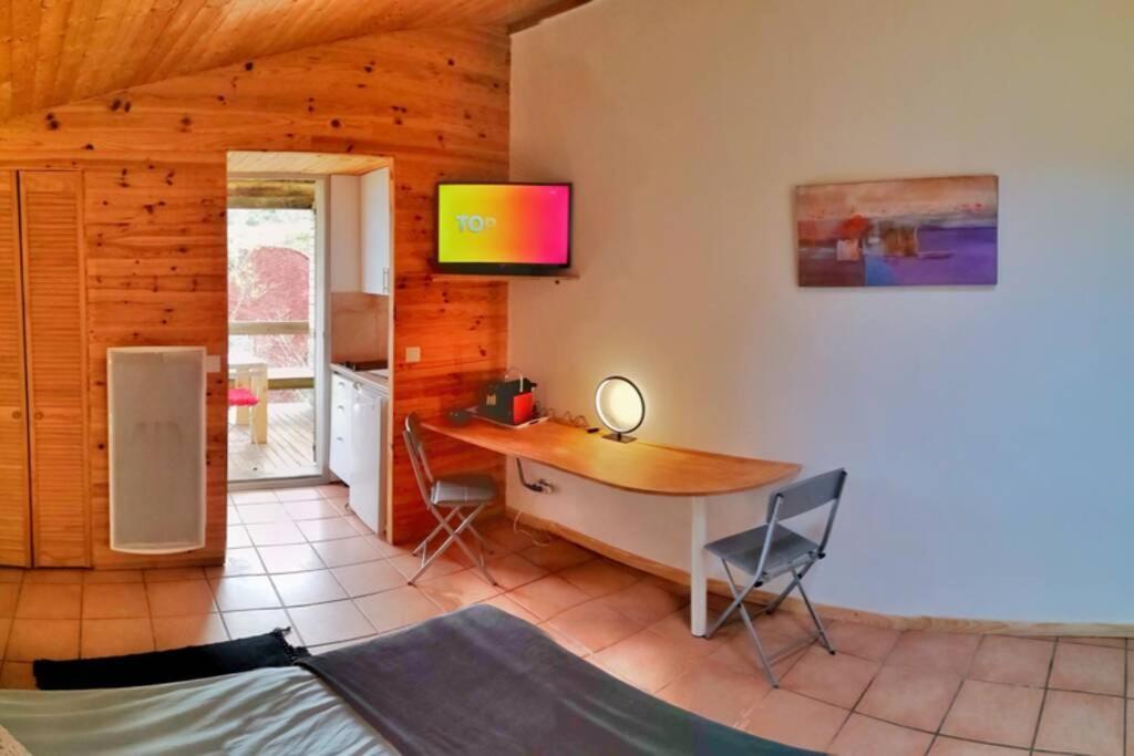 22 M2, Terrasse Vue Lac, Dans Propriété Face Au Du Salagou Appartement Liausson